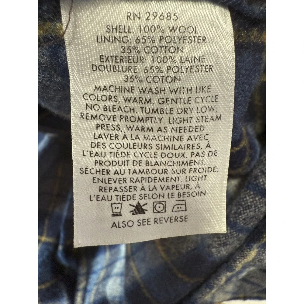 Pendleton *****clothing measurements